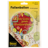 Folienballon "Schulanfang", Ø 45 cm,...