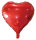 Folienballon "Herz" - 43 cm, rot