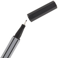 Set aus zehn Finelinern in zehn verschiedenen Farben mit einer Strichstärke von 0,4 mm.