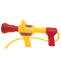 Feuerwehr-Wasserspritze mit verstellbarer Düse und Wassertank für stundenlangen Spielspaß im Garten
