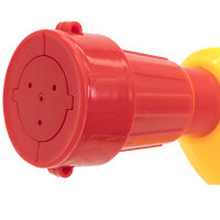 Feuerwehr-Wasserspritze mit verstellbarer Düse und Wassertank für stundenlangen Spielspaß im Garten