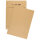 Braune Faltentaschen im Format C4 aus FSC-recyceltem Papier mit 130g/m², 4 cm Boden und haftklebendem Verschluss - 100 Stück