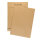 Braune Faltentaschen B4 aus FSC-recyceltem Material mit Haftklebestreifen und ohne Fenster, 25 Stück, 150g/m², 4 cm Boden