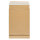Braune Faltentaschen B4 aus FSC-recyceltem Material mit Haftklebestreifen und ohne Fenster, 25 Stück, 150g/m², 4 cm Boden