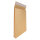 Braune Faltentaschen B4 aus FSC-recyceltem Material mit Haftklebestreifen und ohne Fenster, 25 Stück, 150g/m², 4 cm Boden