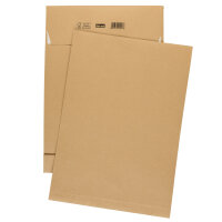 Packung mit 100 braunen Faltentaschen im B4-Format aus...