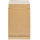 Faltentaschen B4, FSC® Recycled, 100 Stück, 150 g/m², 4 cm Boden, ohne Fenster, haftklebend, braun