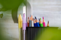 Dreikant-Buntstifte Set mit 12 Farben, ergonomische Form, FSC-zertifiziert